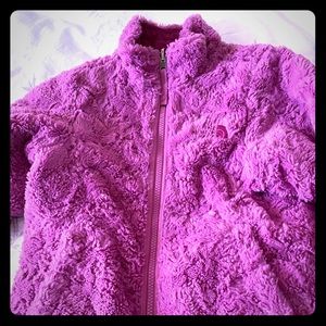 Size S little girls reversible northface